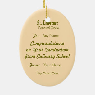 St. Lawrence of Rome (PM 04) Keramisch Ornament