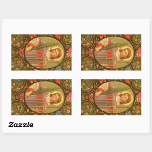 St. Lawrence of Rome (PM 04) Rechthoekige Sticker