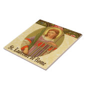 St. Lawrence of Rome (PM 04) Tegeltje (Zijkant)