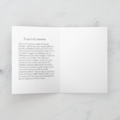 St. Lawrence Prayer Saint-Cooks Kaart (Binnen)