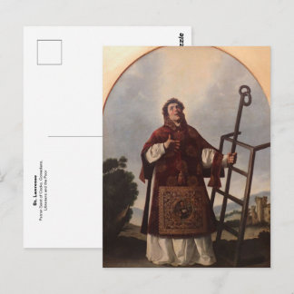 St. Lawrence rooms-katholieke patroonheilige van Briefkaart