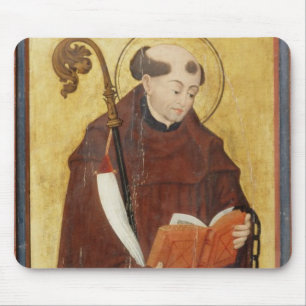 St. Leonard (olie op gouden bodemplaat) (paar 12 Muismat