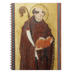 St. Leonard (olie op gouden bodemplaat) (paar 12 Notitieboek