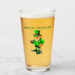 ST. LEPRECHAUN glas VAN DE DAG VAN DE PATRICK