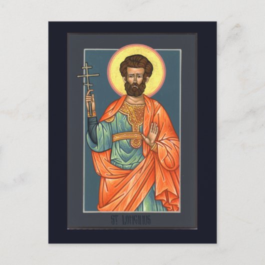 St. Longinus de Centurion Prayer-kaart Briefkaart (Voorkant)