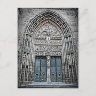 St. Lorenz Cathedral - Nuremberg, Duitsland Briefk Briefkaart