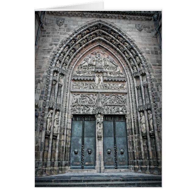 St. Lorenz Cathedral - Nuremberg, Duitsland Kaart (Voorkant)