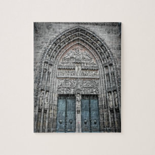 St. Lorenz Church Doors - Nurembeg - 8 x 10 - 110  Legpuzzel