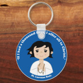 St. Lorenzo Ruiz Sleutelhanger (Voorkant)
