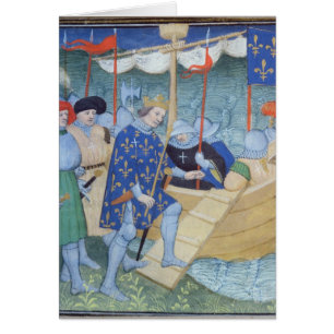 St. Louis aan het inschepen voor de kruistochten