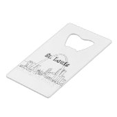 St. Louis Arc Vacances Dessin Vacances Art Voyage (Dos Angle)