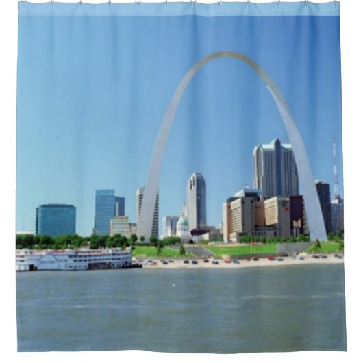 St. LOUIS ARCH Douchegordijn (Voorkant)