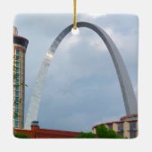 St. Louis Arch Keramisch Ornament (Achterkant)