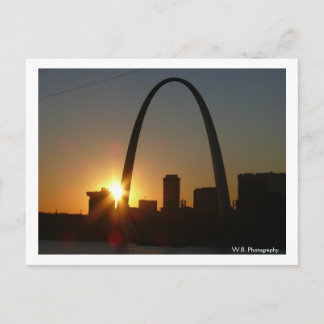 St. Louis Arch Sunset Briefkaart