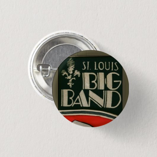 St. Louis Big Band Button (Voorkant /achterkant)