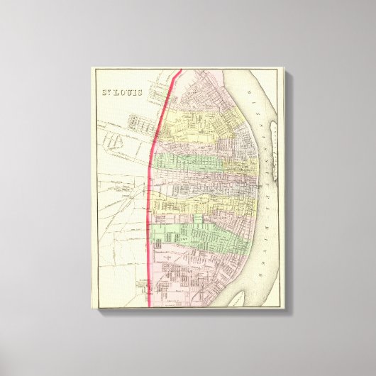 St Louis Canvas Afdruk (Voorkant)