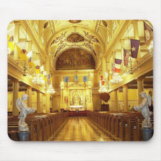 St. Louis Cathedral (binnenland), New Orleans, LA Muismat (Voorkant)