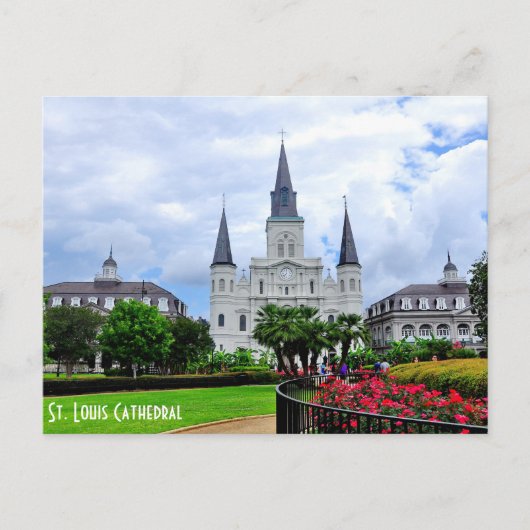 St. Louis Cathedral Briefkaart (Voorkant)