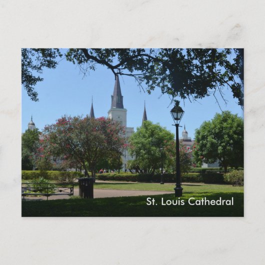 St. Louis Cathedral in het Franse Briefkaart van h (Voorkant)