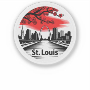 St. Louis City Missouri Verenigde Staten Sticker