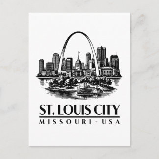 St. Louis City Missouri VS Briefkaart