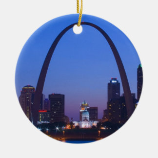 St. Louis City Scape Keramisch Ornament