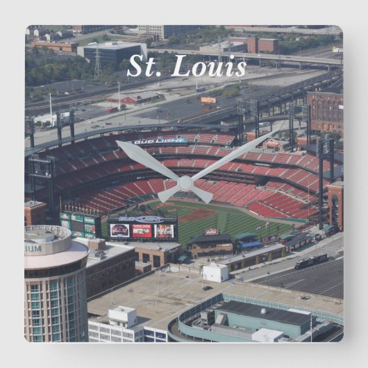 St. Louis Clock Vierkante Klok (Voorkant)