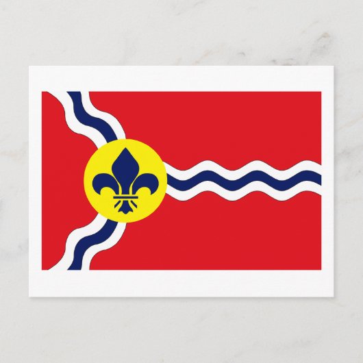 St. Louis Flag Briefkaart (Voorkant)