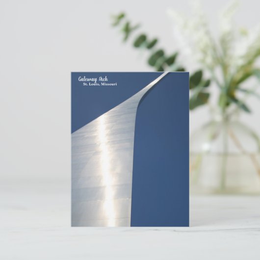 St. Louis Gateway Arch-ansichtkaart Briefkaart (Staand voorkant)
