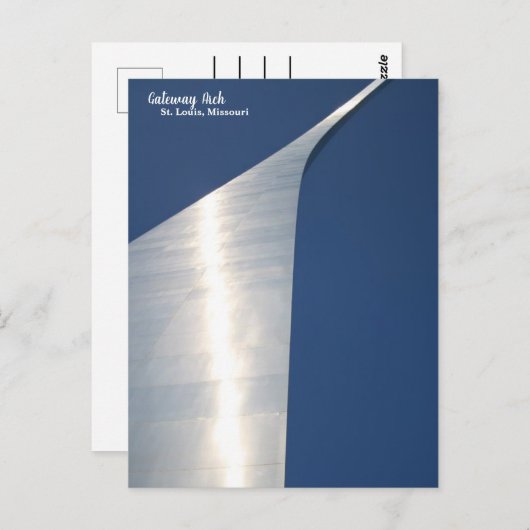 St. Louis Gateway Arch-ansichtkaart Briefkaart (Voorkant / Achterkant)