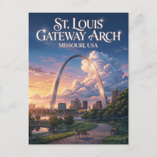 St. Louis Gateway Arch Missouri Briefkaart