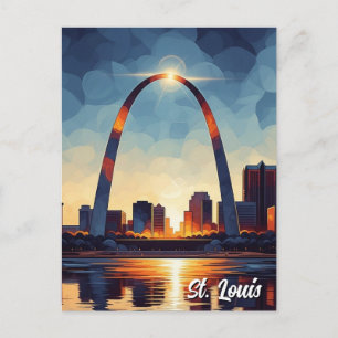 St Louis Gateway Arch Reis Briefkaart