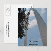 St. Louis-Gateway naar het westen Briefkaart (Voorkant / Achterkant)