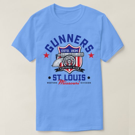 St Louis Gunners T-shirt (Design voorkant)