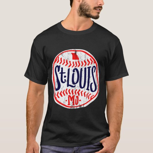 St. Louis Hand getekend script T-shirt (Voorkant)