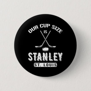 St Louis ijshockey Onze bekermaat is Stanley Souve Ronde Button 5,7 Cm