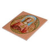 St. Louis IX de Koning (BK 004) Tegeltje (Zijkant)