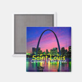St. Louis Magnet Magneet (Voorkant / Achterkant)