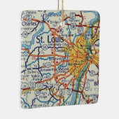 St. Louis  Map Keramisch Ornament (Rechts)