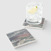 St. Louis Marble Stone Drink Onderzetter (Zijkant)