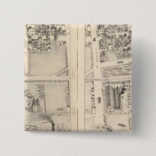 St. Louis, Missouri 7 Vierkante Button 5,1 Cm