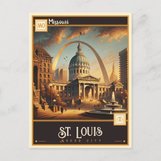 St Louis, Missouri |  Briefkaart (Voorkant)