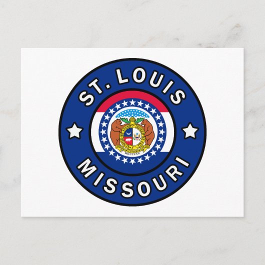 St. Louis Missouri Briefkaart (Voorkant)