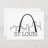 St. Louis, Missouri Briefkaart (Voorkant / Achterkant)