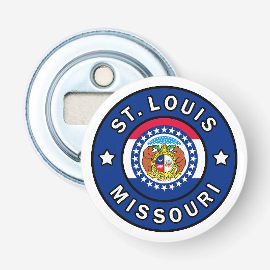 St. Louis Missouri Button Flesopener (Voorkant)