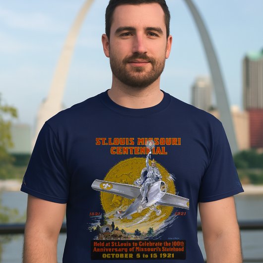 St. Louis Missouri Centennial 1921 T-shirt