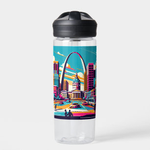 St Louis, Missouri De Gateway Arch gepersonalise Waterfles