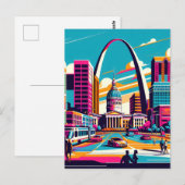 St Louis, Missouri | De gateway-boog Briefkaart (Voorkant / Achterkant)