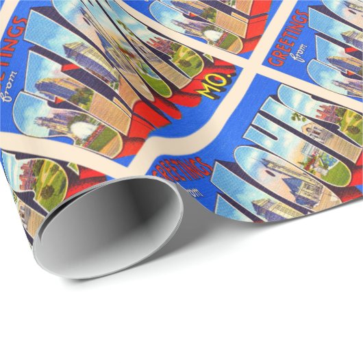 St. Louis Missouri  groot Briefkaart Cadeaupapier (Rol Hoek)