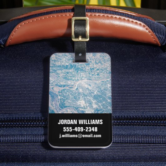 St. Louis, Missouri langs de Mississippi. Bagagelabel (Voorkant Insitu 2)